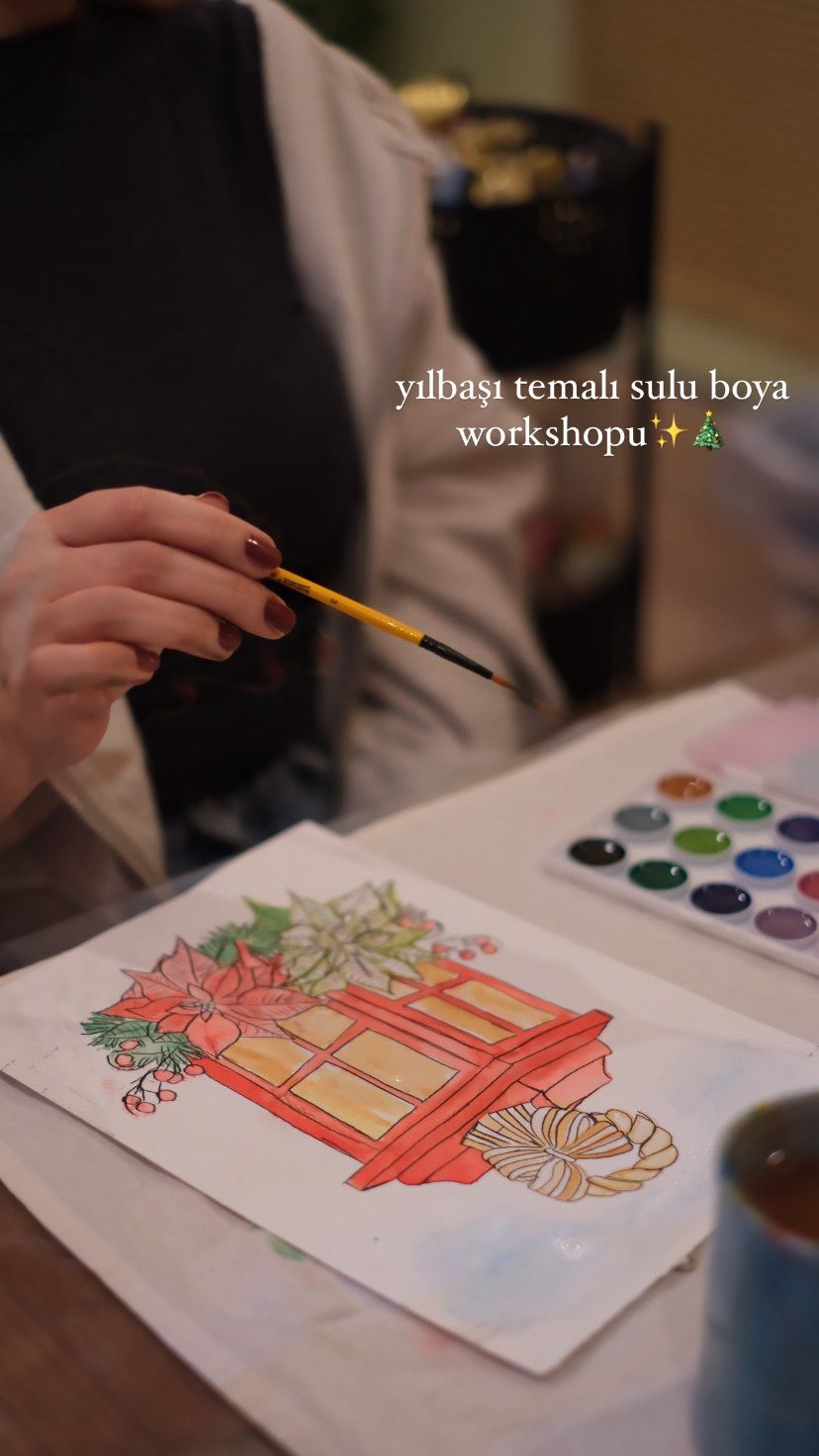 6 Aralık - Sulu Boya Etkinliği